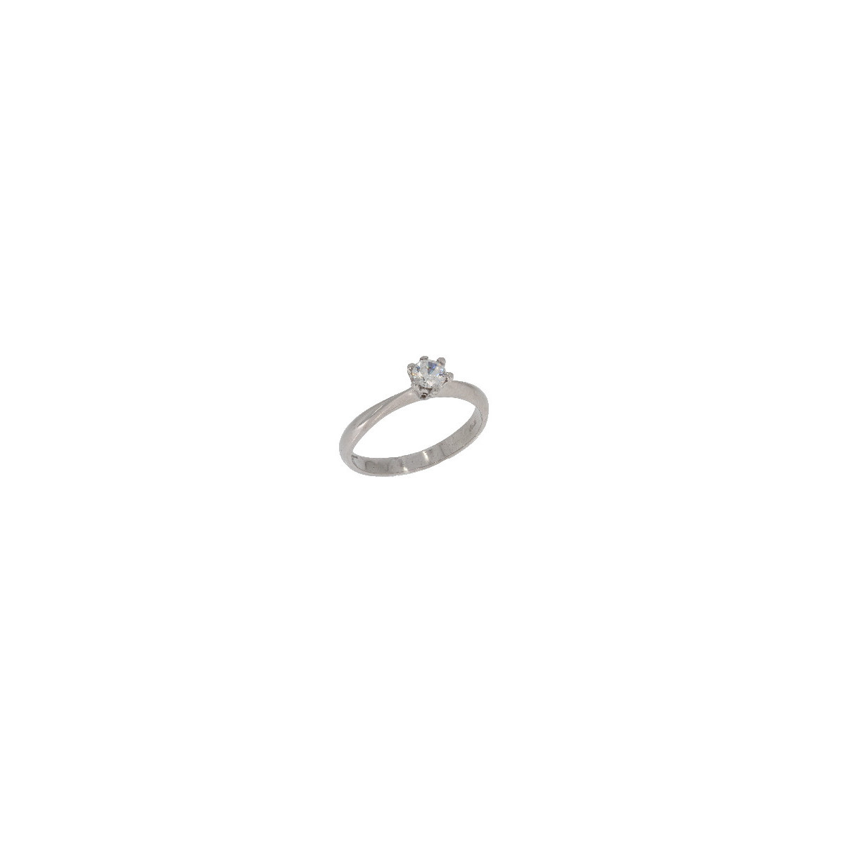 Anillo de Oro Blanco con Circon - 2,50 +10$