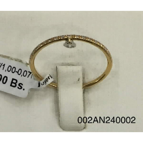 Anillo Oro Bic Brillante 1,00gr 0,07Pts - R0140Q06/1,00-0,07PT