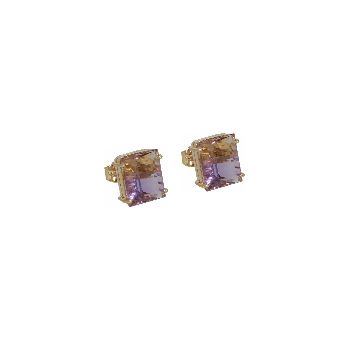 Par Aros de Oro Amarillo con Bolivinita - 5,10 PA BOL