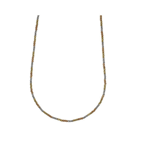 Gargantilla de Bolas Tricolor de Oro - 101TTK01610N7,90+12$