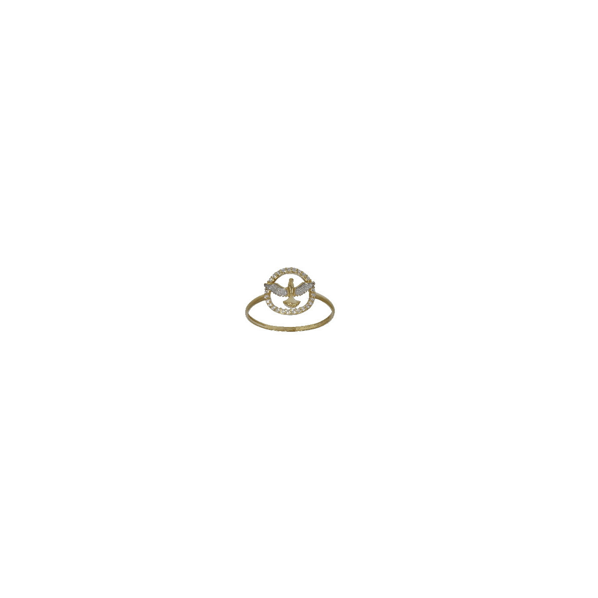 Anillo Espiritu Santo de Oro - AN1935 E SANTO