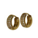 Par Aros Argolla de Oro con Circon - BR0648 2,00 +20$