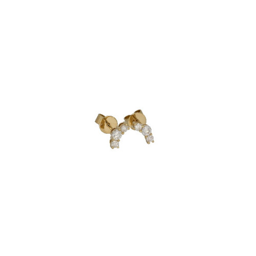 Par Aros Trio de Oro Amarillo Diamante - S1972797 0,30PTS
