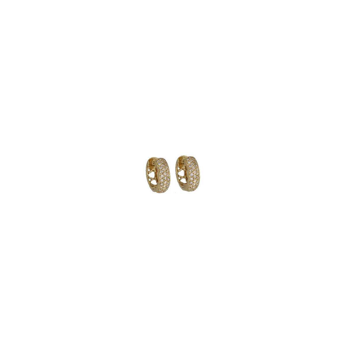 Par Aros Argolla de Oro Amarillo Diamant - L1974370 0,480 PT