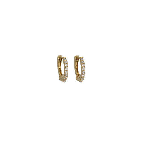 Par Aros Argolla Oro Amarillo Diamante - S1965191 0,212 PT