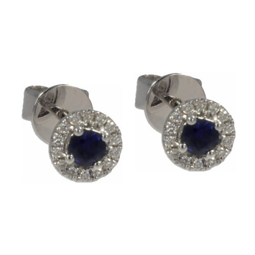 Par Aros Roseta Oro Blanco Diamnte ZAzul - S2044495 0,076-0,20