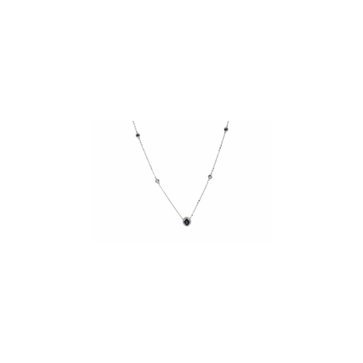Gargantilla Roseta O Blanco Diamante ZA - S2062014 0,227-0,503