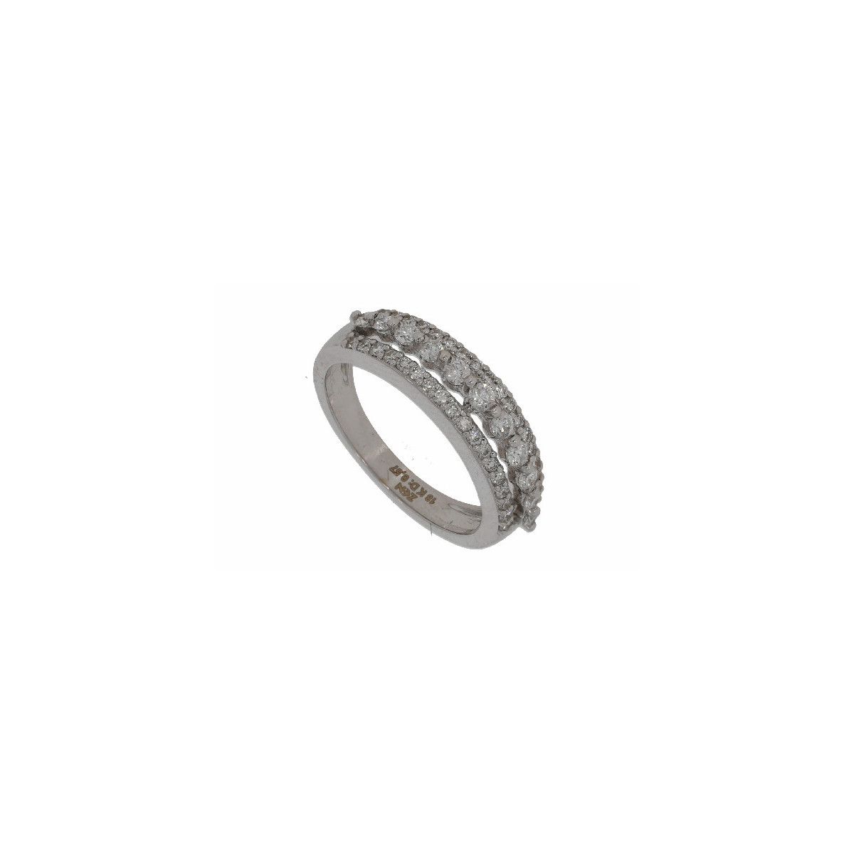 Cintillo Oro Blanco Diamante  - RG097260-118 0,57