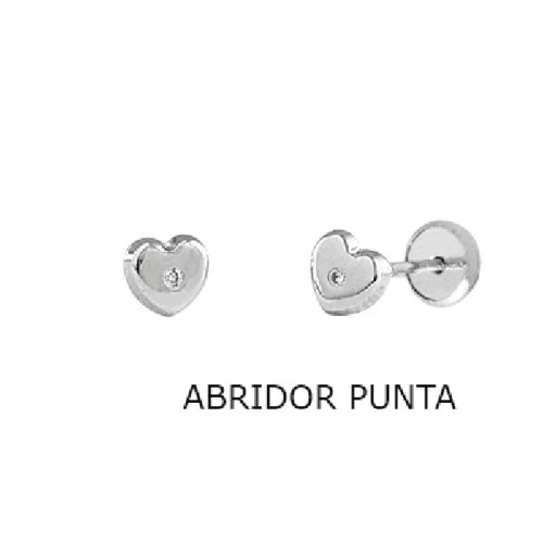 Par Aros Corazon de Oro Diamante - 523811 0,02PTS