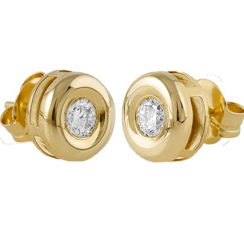 Par Aros Punto de Luz Oro Diamante - 538850 0,34PTS