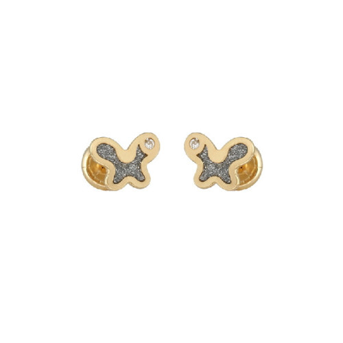 Par Aros de Oro Diamante - 543934 0,015PTS