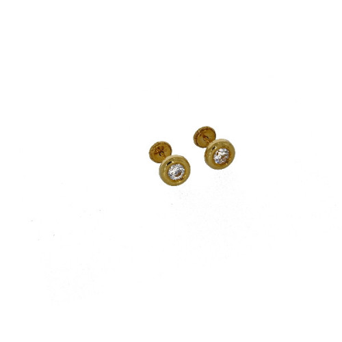 Par Aros Punto de Luz de Oro 4 mm - 999/4