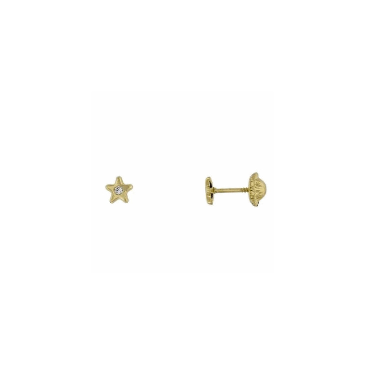 Par Aros Mini Estrella de Oro Ref 2759 - 2759