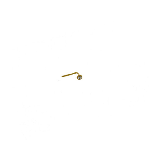 Pircing Arandela 2 mm Circonita de Oro - 3455