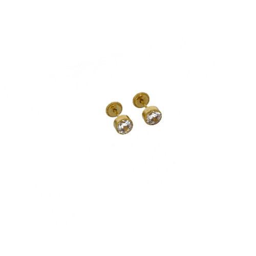 Par Aros Chaton Redondo de Oro 5 mm - 3503/5