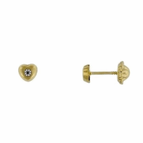 Par Aros Mini Corazon de Oro Ref 2758 - 2758