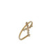 Anillo Cruz de Oro con Circones - 0,80 +20$