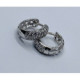 Par Aros de Oro Blanco con Circones - 1.70 +10$