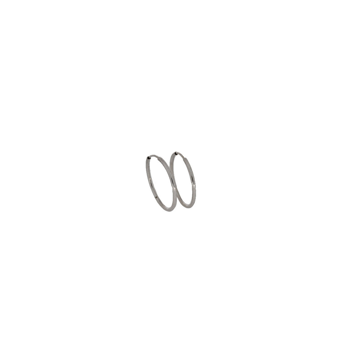 Par Aros Argollas de Oro Blanco - 409020 1,20 +30$
