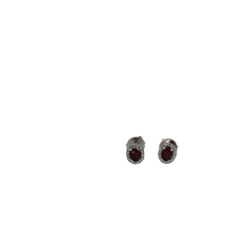 Par Aros Roseta O. Blanco Diamante Rubi - ER096489-2 0,10 0,46