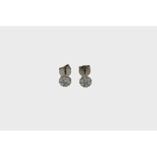 Par Aros Roseta de Oro Diamante  - ER097115-118 0,31