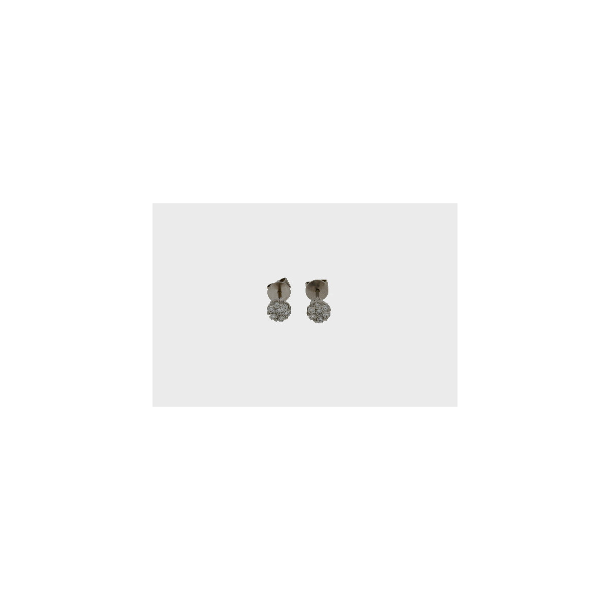 Par Aros Roseta de Oro Diamante  - ER097115-118 0,31