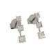 Par Aros Largo Trio Oro Blanco Diamante - L1968465 0,177 PT