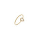 Anillo Gota de Oro Circon - MT-12760 1,30 +20$