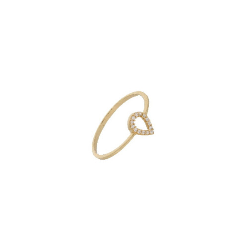 Anillo Gota de Oro Circon - MT-12760 1,30 +20$