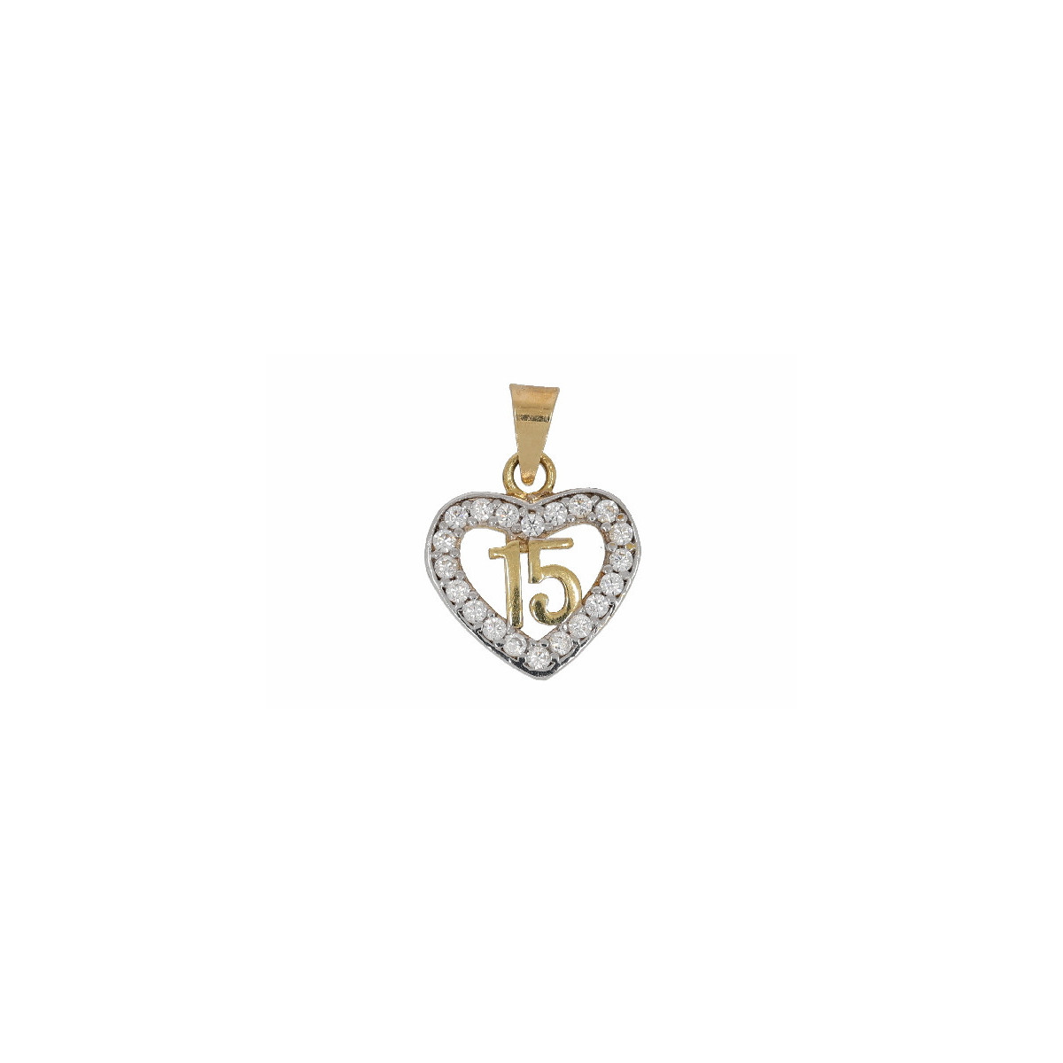 Pendiete Corazon de Oro - 1,10 +10$