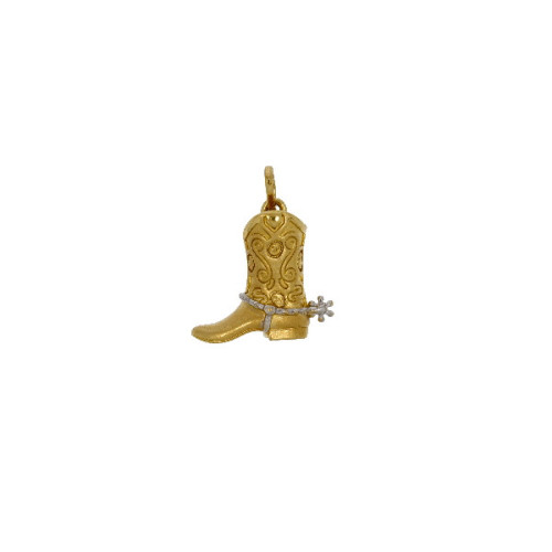 Pendiente Bota Texana de Oro - SM-PI199 1,50 +20$