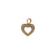 Pendiente Corazon de Oro Circon - 56527 2,10 +30$