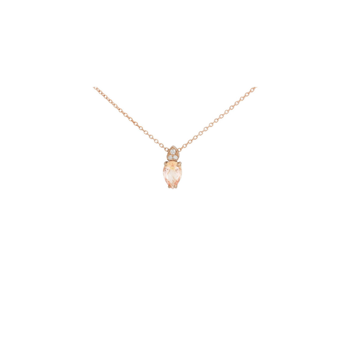 Cadena con Pendiente de Oro Diamante Sem - 541458 0,011-3,95KT