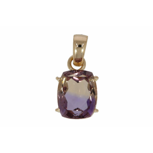 Pendiente de Oro Amarillo y Bolivianita - 2,00 PE BOL