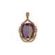 Pendiente de Oro con Bolivianita Diamant - 7,20 0,08PTS