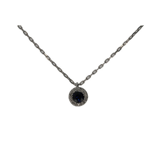 Gargantilla Roseta de Oro Diamante Z Azu - KL018977 0,05-0,16