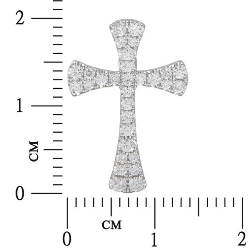 Cruz de Oro Diamante  - DPH729R01M18W 0,37