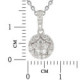 Cadena con Pendiente Roseta Oro Diamante - DPD7058S01MH18W 0,27