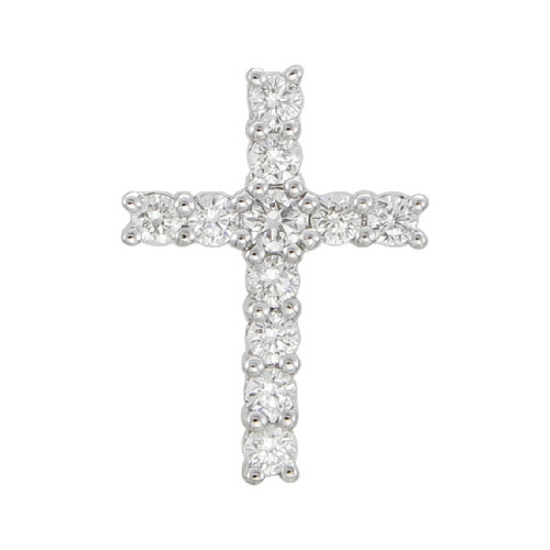 Cadena con Cruz de Oro Diamante - DP45897R01H18W 0,19