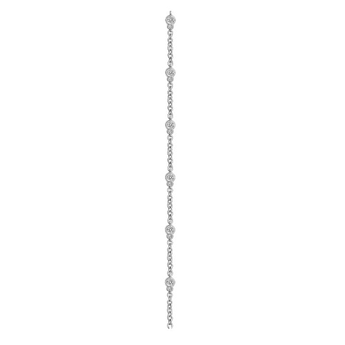 Gargantilla Punto de Luz de Oro Diamante - DNA1896S01H18W 0,64