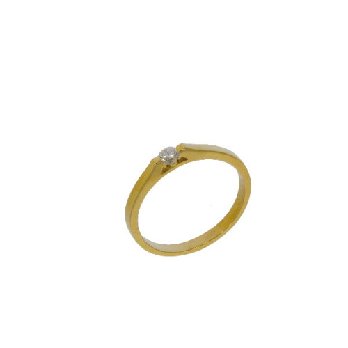 Solitario Oro Amarillo Diamante - RG082169-12-2 0,12