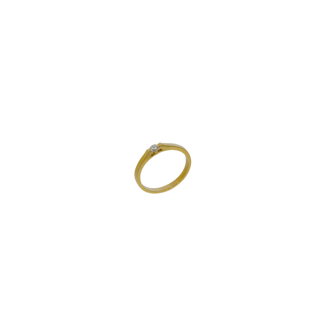 Solitario Oro Amarillo Diamante - RG082169-12-2 0,12