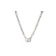 Gargantilla Oro BLanco Circulo Diamante - S1978244 0,145 PT