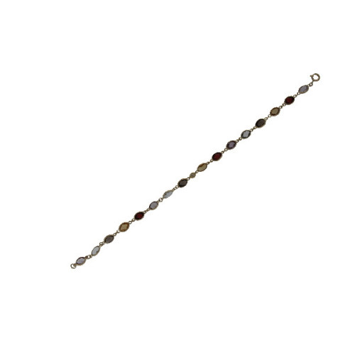 Pulsera de Oro Diamante Piedras Colores - BC-218 390 0,02 8,58