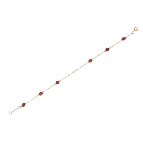 Pulsera de Oro Ruby Diamante - BC-218 390 0,05-2,76